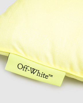 Off-White Yellow pillow with Arrow emblem OHZH022T25FAB002