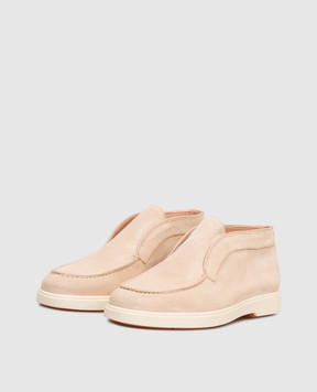 Santoni Beige suede deserts WUYA58458TISNPYL