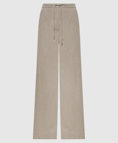 Beige RECENTE wool pants