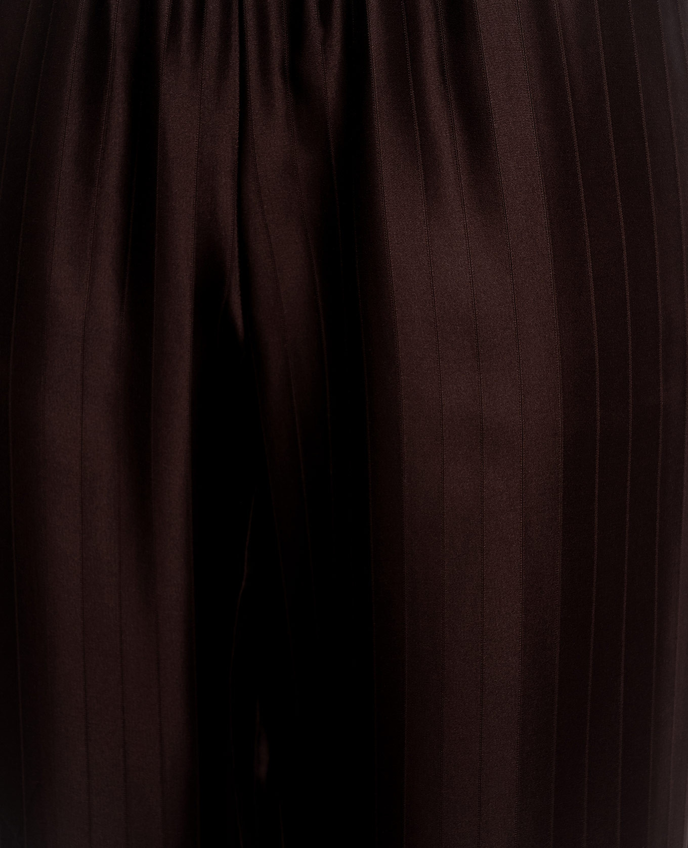 Brown KADALA pants with silk Loulou de Saison 5