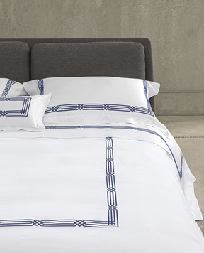 Fazzini SERBELLONI white bed linen set with embroidery SRBCOCO240X220Q5
