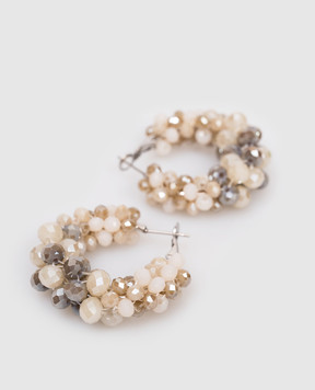 Peserico Congo earrings with beads S35489C0CC708