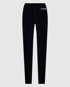 Jil Sander Black leggings with logo J40KA0270J20031