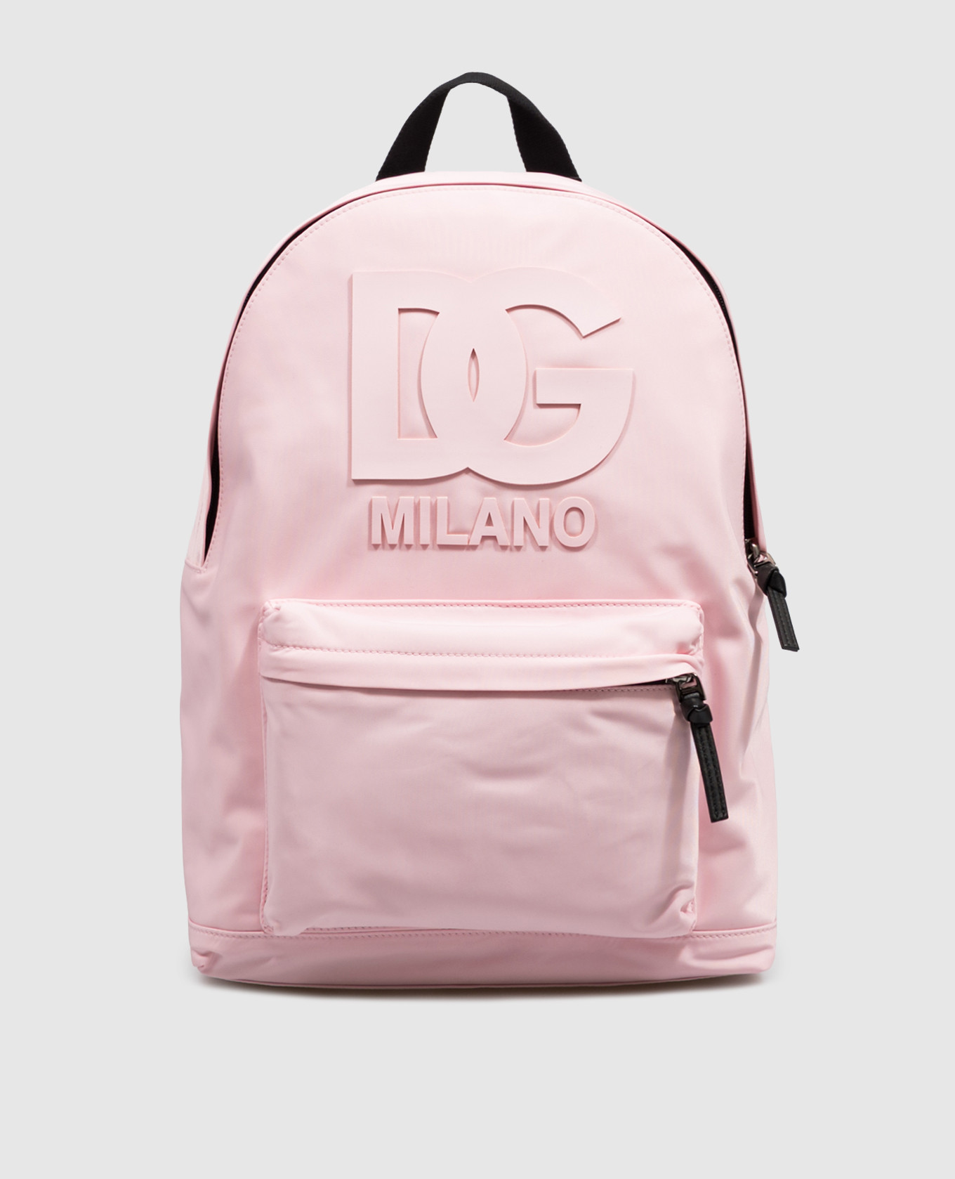 Children's pink backpack with DG monogram