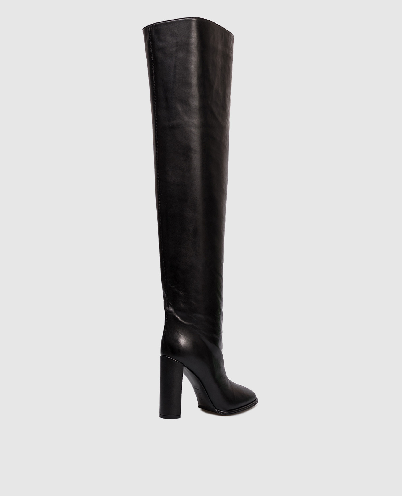 

Black leather ELSA over-the-knee boots Le Silla