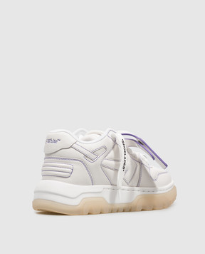 Off-White OOO Chunky white leather sneakers OF05741101