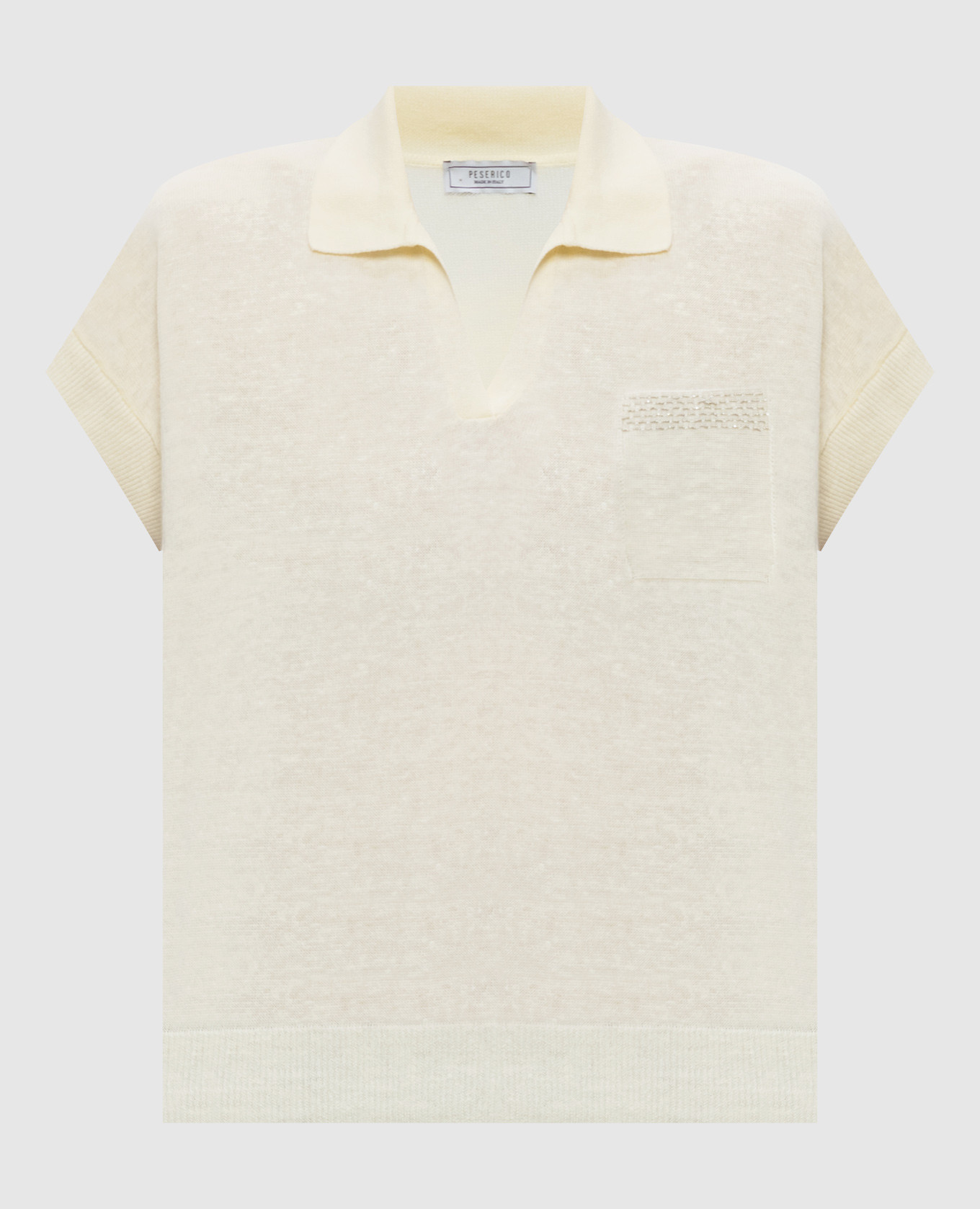 Yellow top with linen