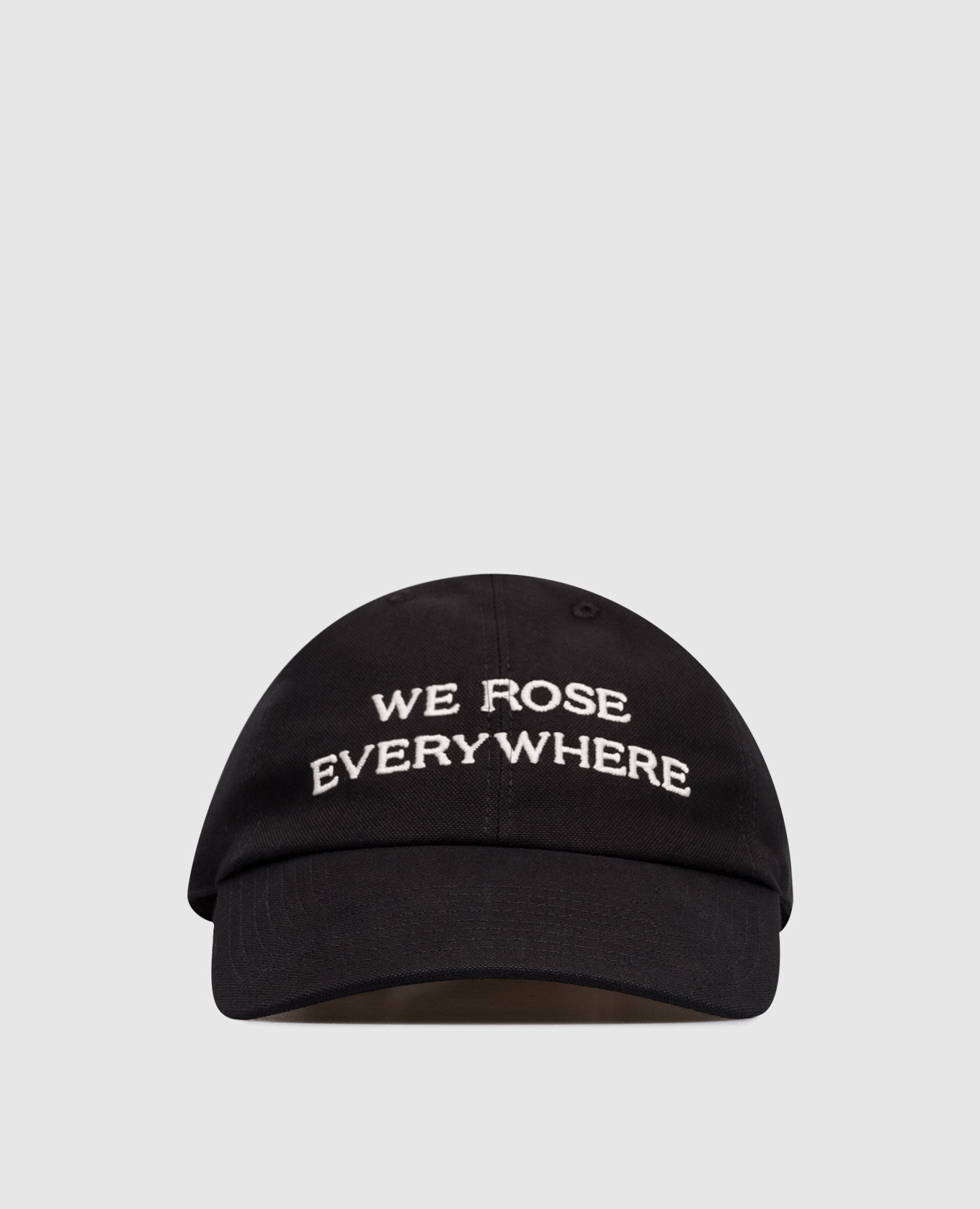 

Black Ini cap with inscription Ann Demeulemeester