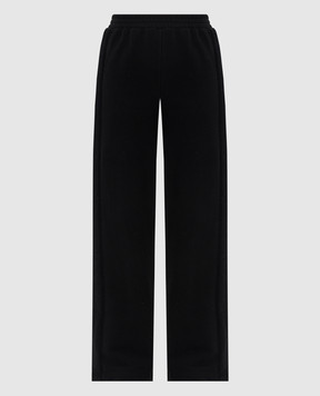 Twinset Black pants with logo 252LL2CBB