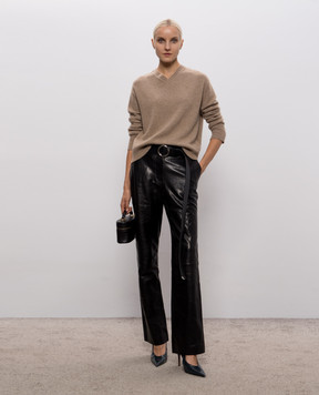Max Mara Brown FATA cashmere pullover SMMFATA