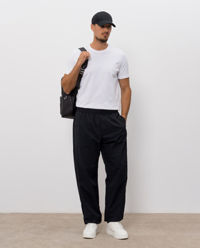 Versace Black joggers with branded pattern 10259381A18675