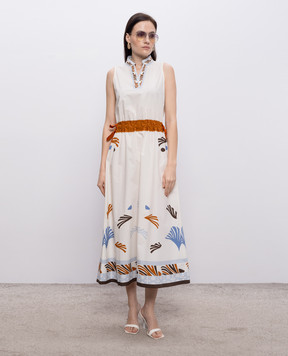 Herno Ivory dress with print AB000080D13320
