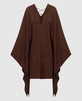 Taller Marmo Brown Sahara mini dress PF2615