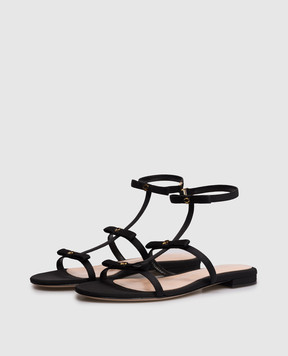 Gianvito Rossi Black sandals with emblem G3274905RIC