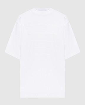 Alexander Wang White T-shirt with matching logo UCC3261924w