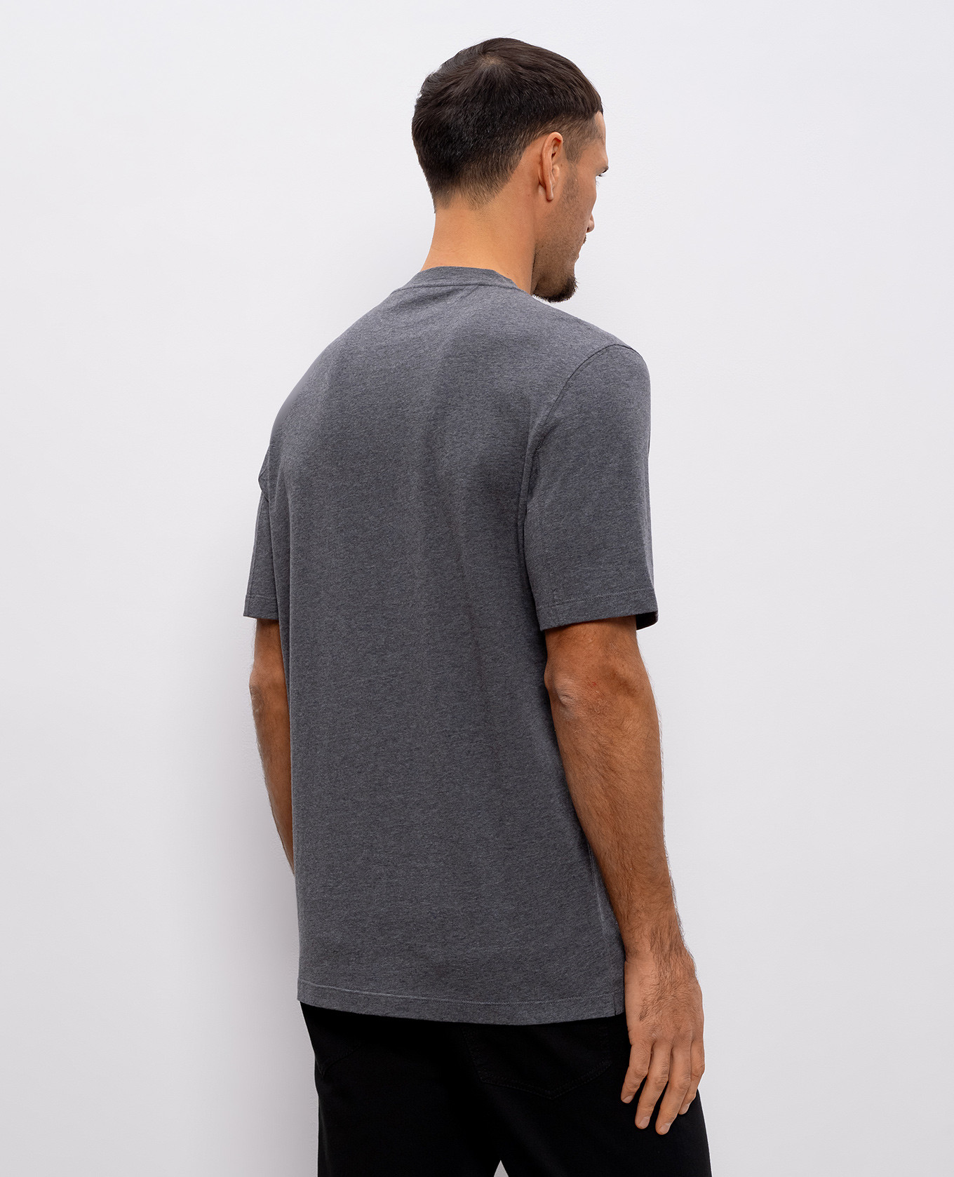 Genius Loci grey melange t-shirt Brunello Cucinelli 3