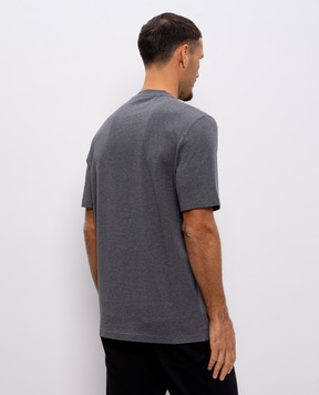 Brunello Cucinelli Genius Loci grey melange t-shirt M0B138520