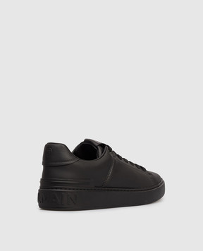 Balmain B-Court black leather sneakers GM1VI288LVTR