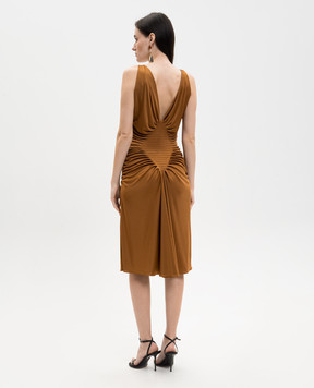 Versace Brown dress 10248531A12497