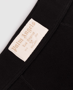 Palm Angels Black high-rise panties PLA1UWBT07SI