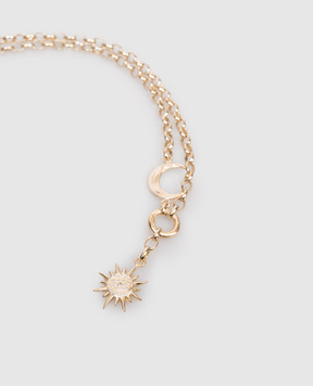 Oceanus Soluna Cosmic gold chain with pendants SOLUNACOSMIC