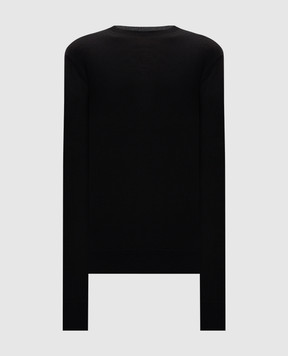 Toteme Black wool and silk jumper 252WRT0469YA0190