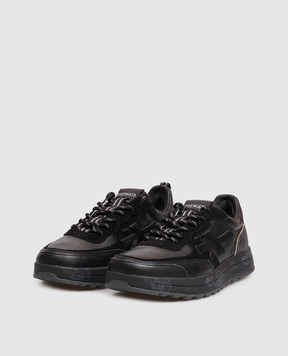 Premiata Black leather sneakers NOUS NOUS8465