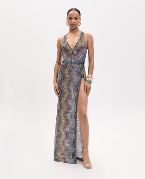 Missoni Beach skirt with lurex and sequins pattern MS26SH0ABC0065