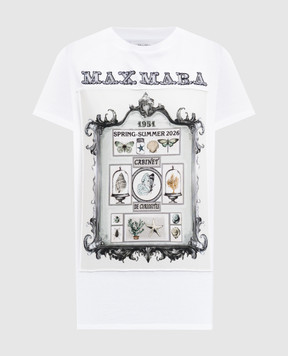 Max Mara SPADINO white T-shirt with print MXMSPADINO