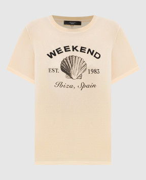 Max Mara Weekend Yellow T-shirt BORA WKDBORA