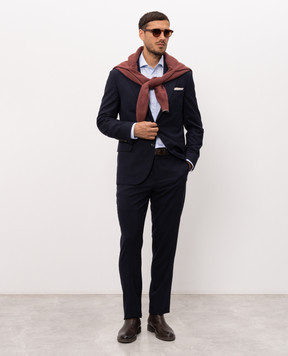 Brunello Cucinelli Blue shirt MBUC40627