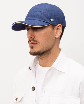 Castangia dal 1850 Blue linen cap BH04