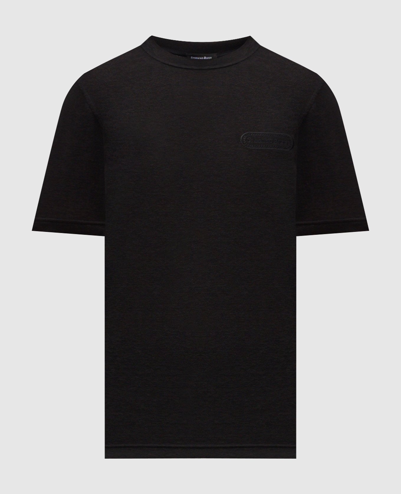 Black linen T-shirt