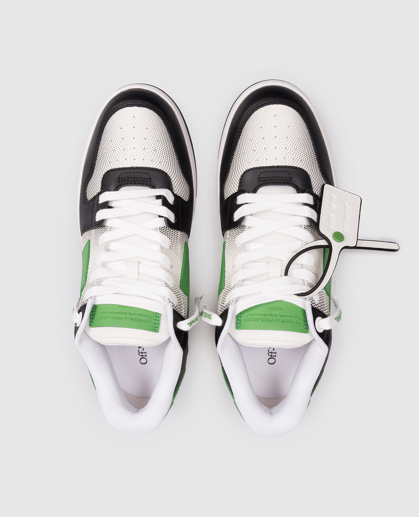 OUT OF OFFICE leather sneakers with emblem Off-White 4