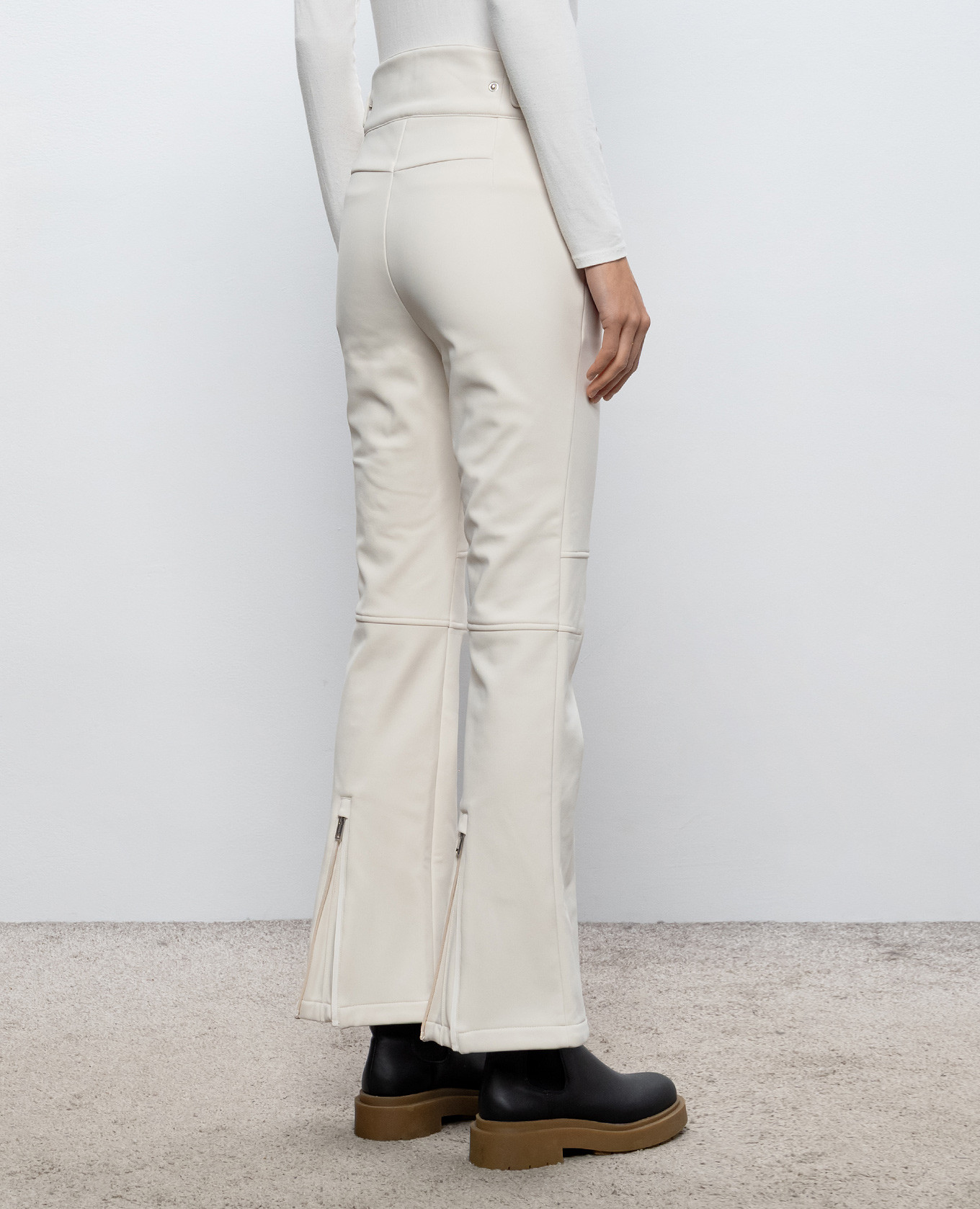Beige ski pants Yves Salomon SKI 4