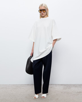 Bottega Veneta White long-sleeved T-shirt 864786V6F20