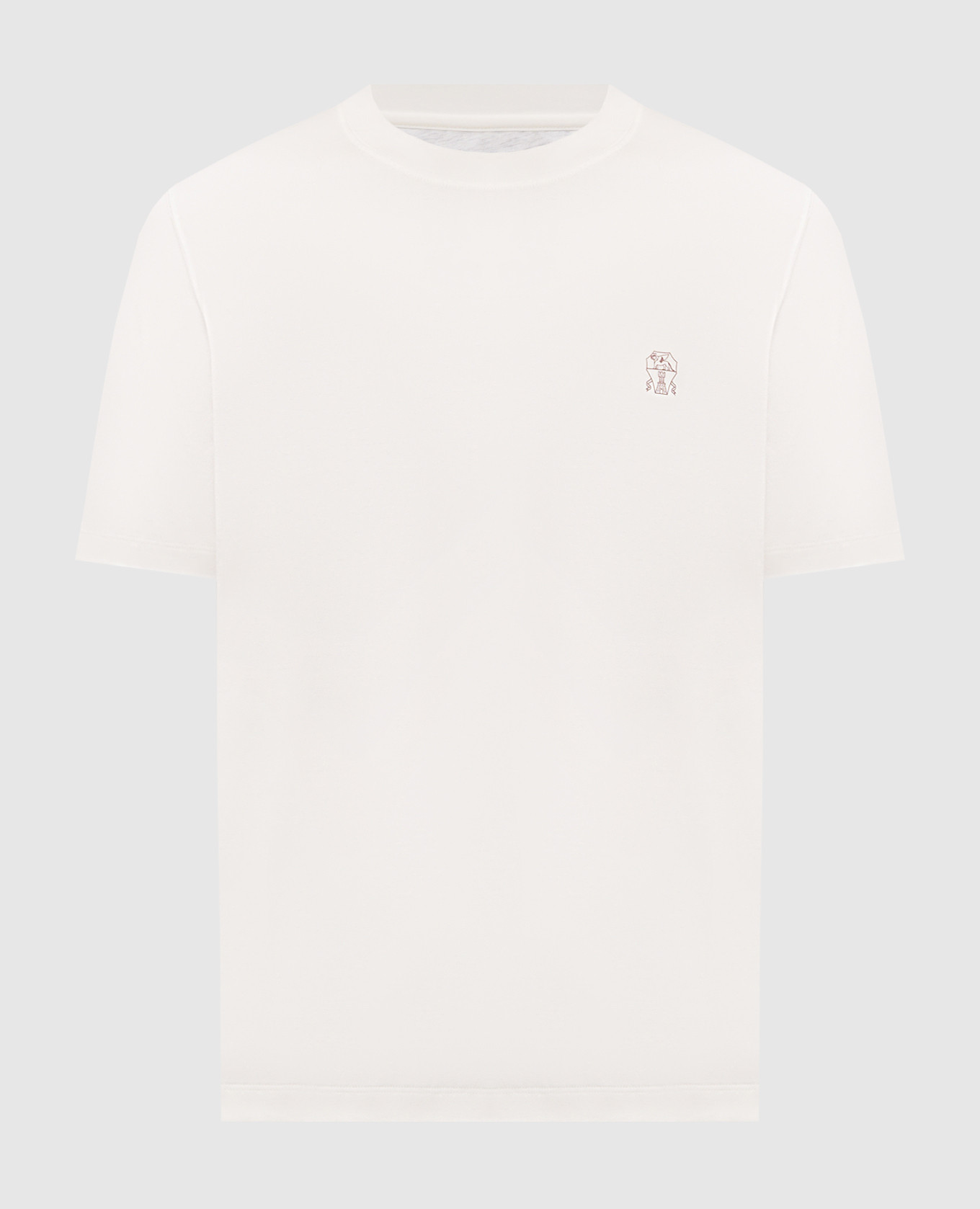 White T-shirt with emblem