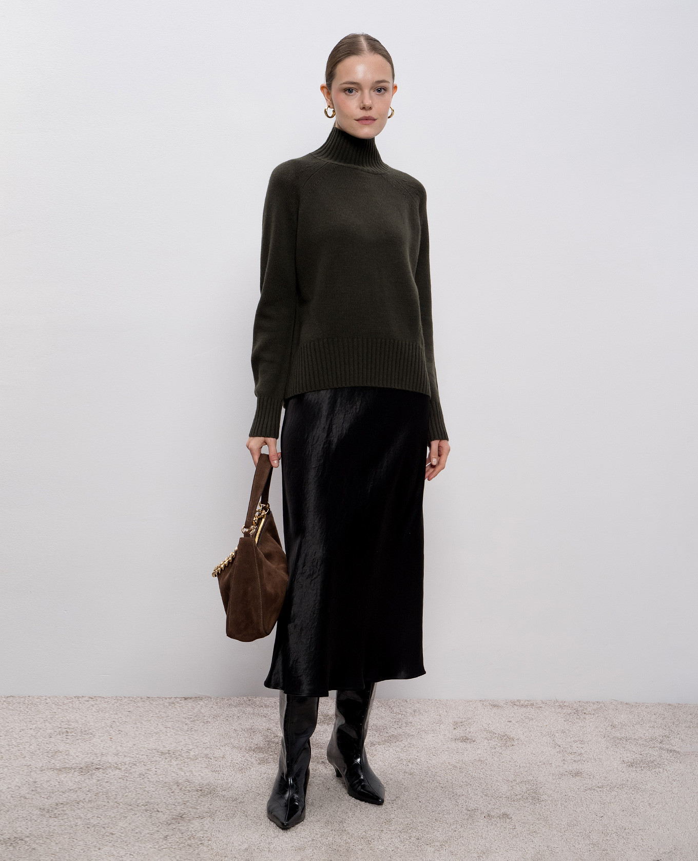 

Green wool and cashmere sweater Allude