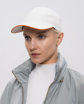 MooRER White ROBINSON cap with logo ROBINSONG7