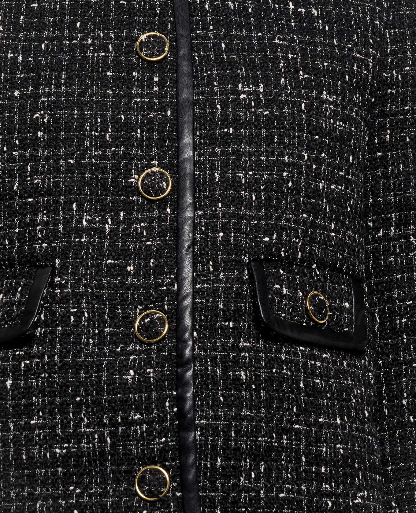 Black tweed jacket Twinset 5