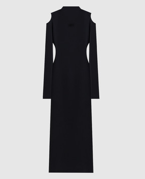 Off-White Black Meteor dress with logo 2DB56JS26JER001