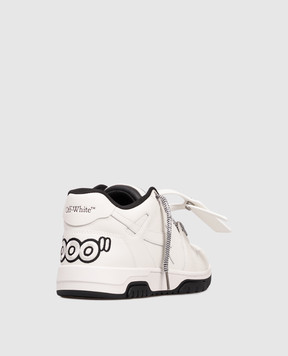Off-White Out Of Office white leather sneakers with logo OWIA259F25LEA006