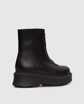 Babe Pay Pls Black leather boots 421203KO