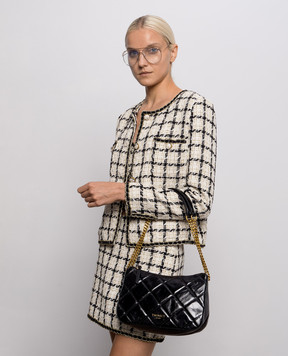 Twinset Liliane black glossy leather bag 262TD8151