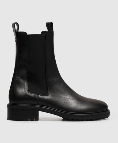 Black leather Jack Chelsea boots