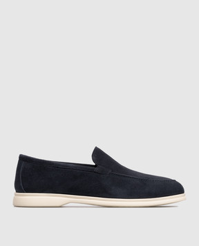 Pini Parma Blue suede loafers SHOXMOCBL