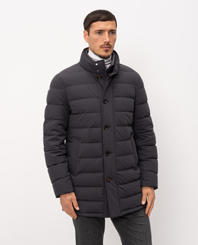 MooRER Gray down jacket CALEGARI CALEGARIKN