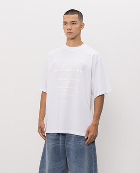 Alexander Wang White T-shirt with logo print UCC3261924m