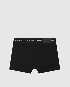 AMIRI Set of black boxer briefs with logo pattern AMUWBF1001