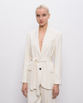 Brunello Cucinelli Ivory sequined jacket ML5927367